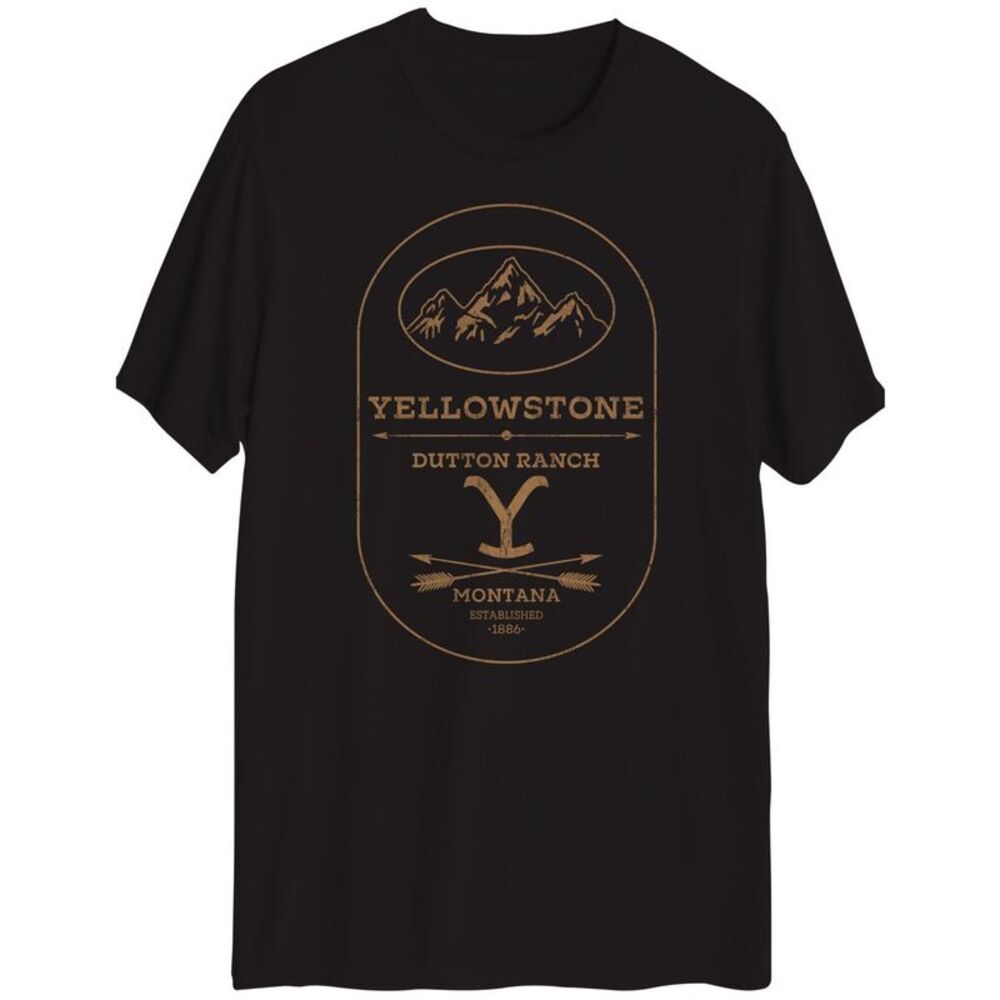 Paramount Pictures Mens Yellowstone Graphic T-Shirt, NWT